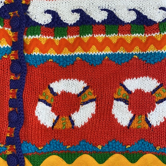 MARISA CHRISTINA Classics Beach Scene Vest - Picture 4 of 8